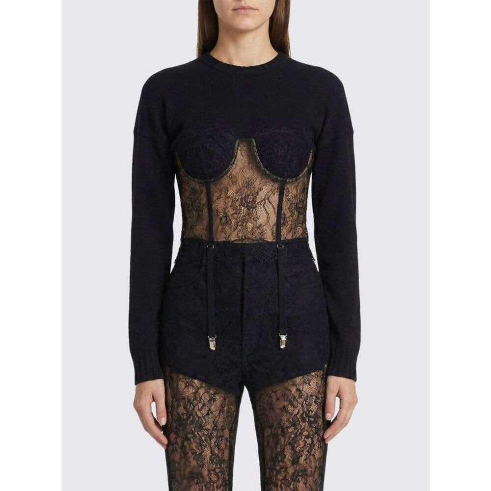 Giuseppe Di Morabito Women Giuseppe Di Morabito Lace And Viscose Top